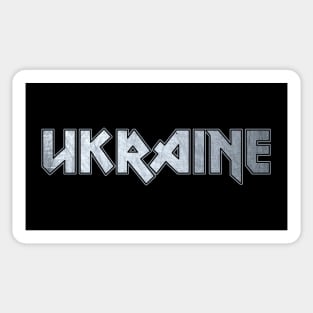 Heavy metal Ukraine Sticker